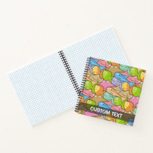 Fishes cartoon notebook