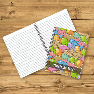 Fishes cartoon notebook