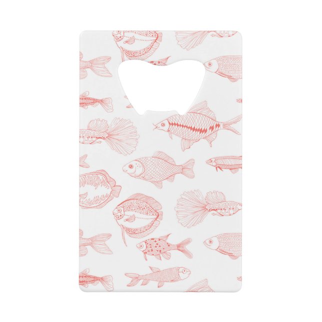 Fishes Credit Card Bottle Opener (Front)