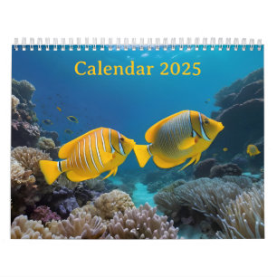 Fishes in the sea calendar