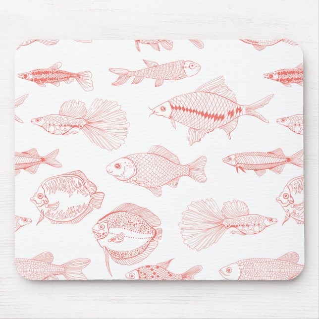 Fishes Mouse Pad (Front)