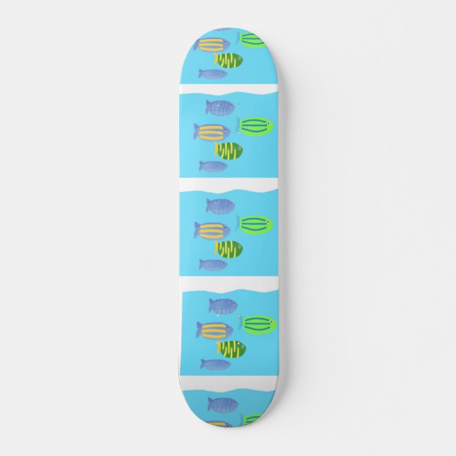 fishes painting skateboard (Front)