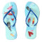 Fishes Waves sandals swirls #bbf6f2 Background