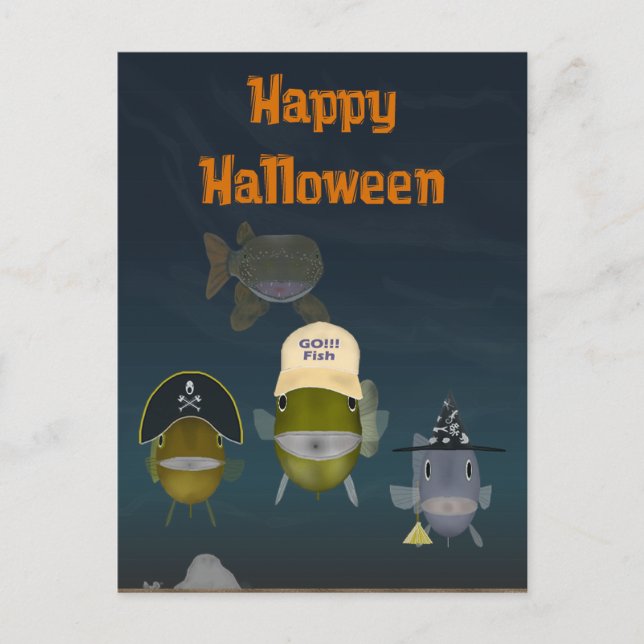 FishFolkArt 2019 Halloween Card (Front)