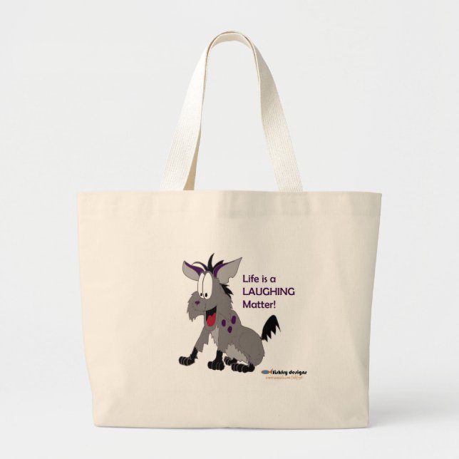 Fishfry designs hyena tote bag (Front)