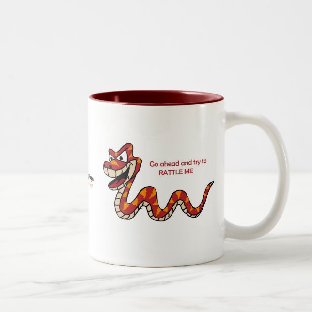 Fishfry designs Rattler Bi-colour coffee mug (Right)