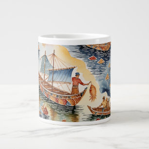 Fishherman's Batik Dream, Java Batik Specialty Mug