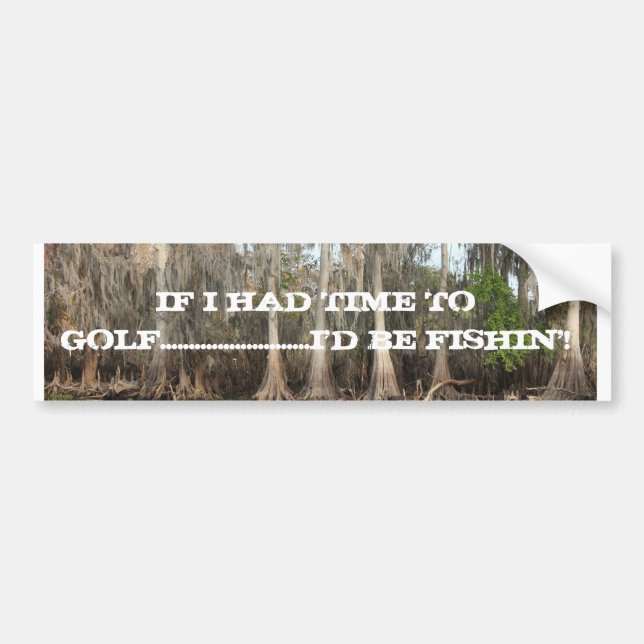 FISHIN' BUMPER STICKER (Front)