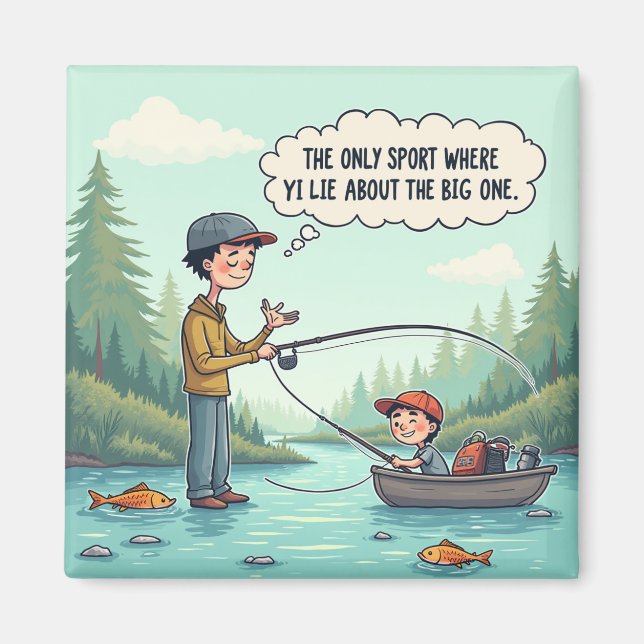 Fishin Magnet (Front)