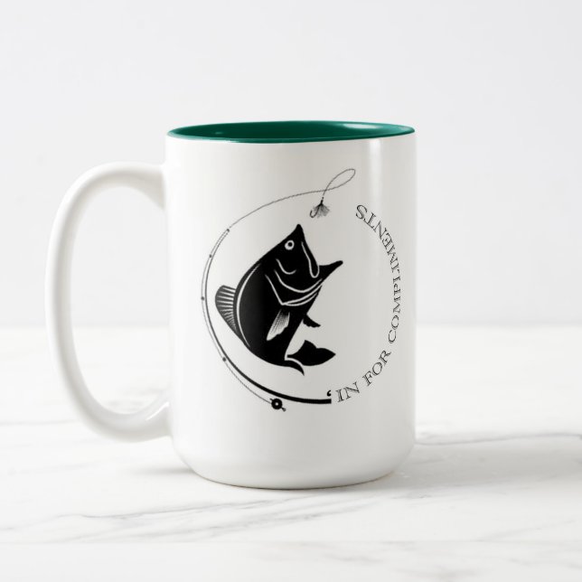 Fish'in pour la tasse de compliments (Gauche)