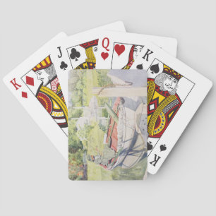 Fishing, 1909 playing cards