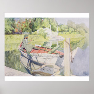 Fishing, 1909 poster