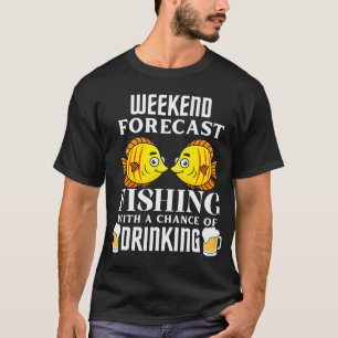 Fishing And An American Flag - Largemouth Bass T-Shirt