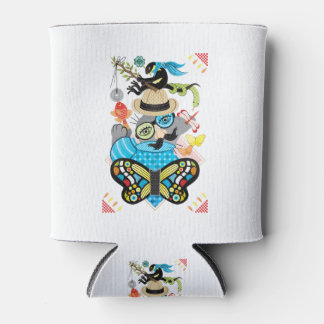 Fishing and Nose Glasses (Remake) Can Cooler