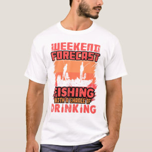 Fishing Apparel For Men Fishing Beer Drinking Desi T-Shirt