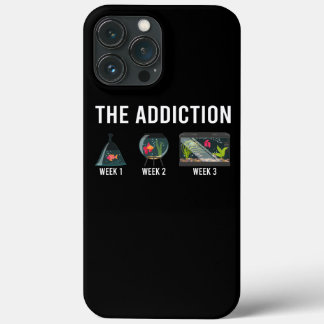 Fishing Aquarium Tank Addiction Funny Fish Hobby iPhone 13 Pro Max Case