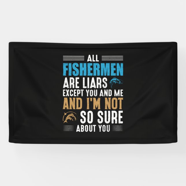 Fishing Art All Fisherman Banner (Horizontal)