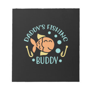 Fishing Art Daddy Fishing Friends Notepad