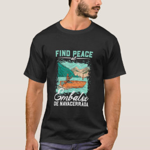 Fishing at Embalse de Navacerrada T-Shirt