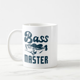 Fishing B Master Funny Largemouth Angler Men Women Coffee Mug
