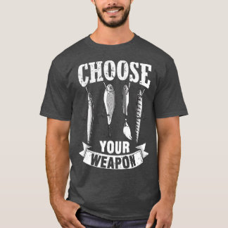 Fishing Bait Fish Fisherman Fishing Rod  T-Shirt