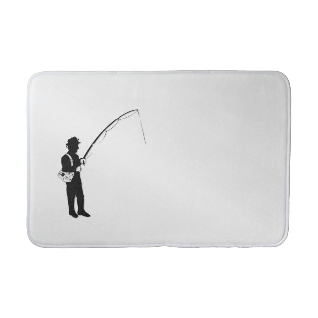  Fishing  Bath Mat (Front)