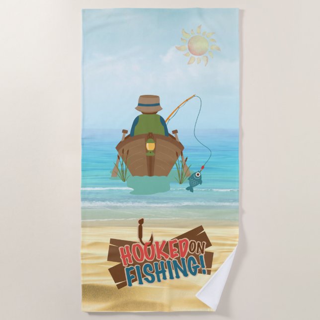 Fishing Beach Towel (Front)