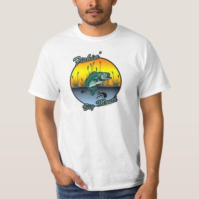 Fishing Big Mouth Fishing Shirts (Front)