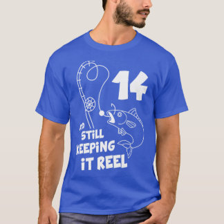 Fishing Birthday 14th Bday Fisher Birthday Gift T-Shirt