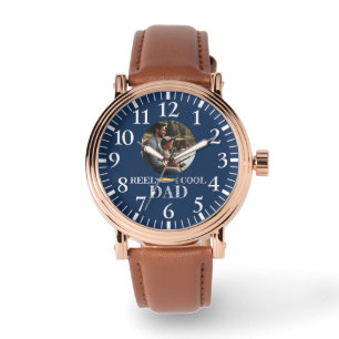 Fishing Birthday Gift for Dad Photo Watch