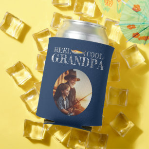 Fishing Birthday Gift for Grandpa Can Cooler