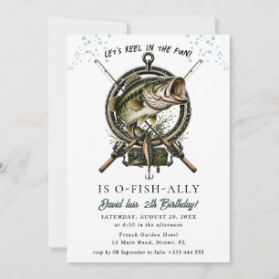 fishing  Birthday Invitation