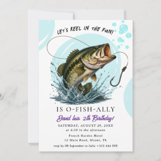 fishing Birthday Invitation