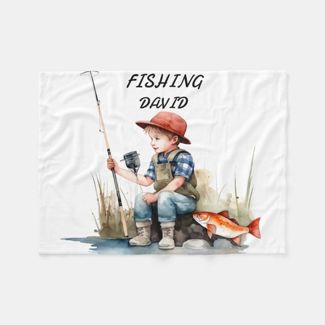 FISHING BLANKET FOR BOYS (Front (Horizontal))