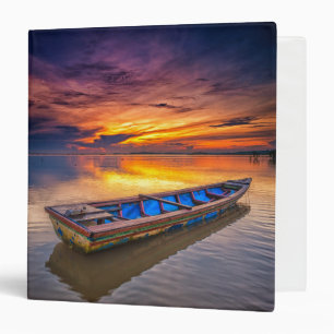Fishing Boat At Sunrise   Jubakar Beach Binder