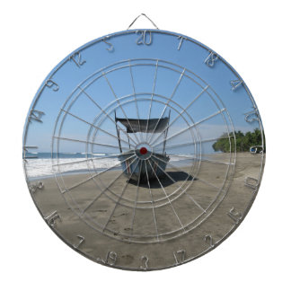Fishing Boat at the Beach Dartboard
