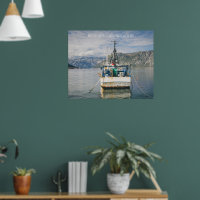 Fishing Boat at the Picturesque Bay