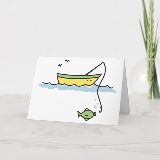 Fishing Boat Card (Front)
