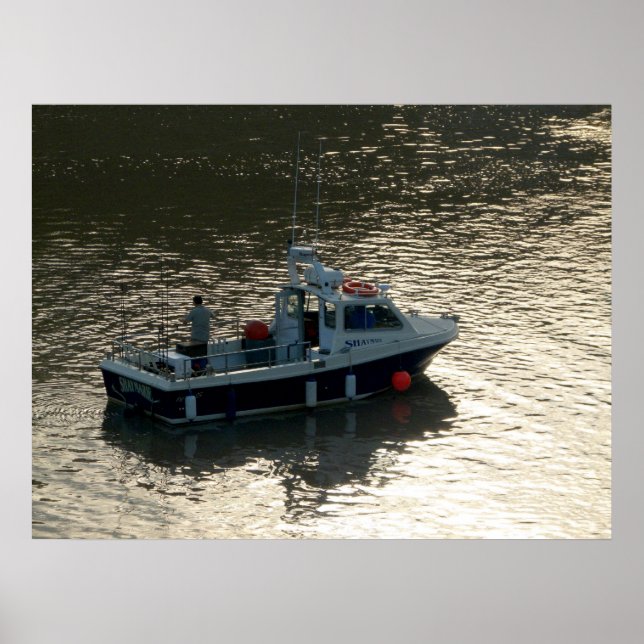 Fishing Boat, Cardiff Bay, Poster (Front)