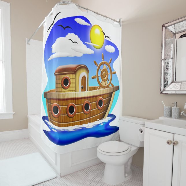 Fishing Boat Cartoon  (In Situ)
