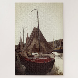 Fishing boat in Harbor  Jigsaw Puzzle