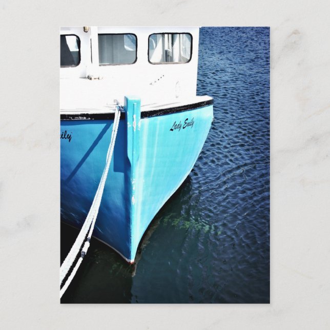Fishing Boat in Peggy's Cove Postcard (Front)