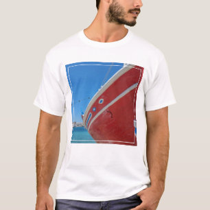 Fishing Boat In The Port Of Mykonos In Cyclades T-Shirt