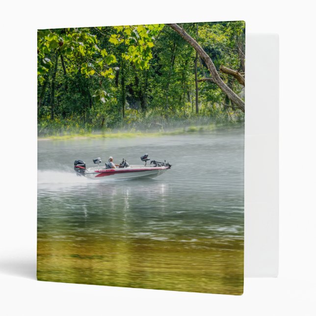 Fishing Boat On The Move Binder (Front/Inside)