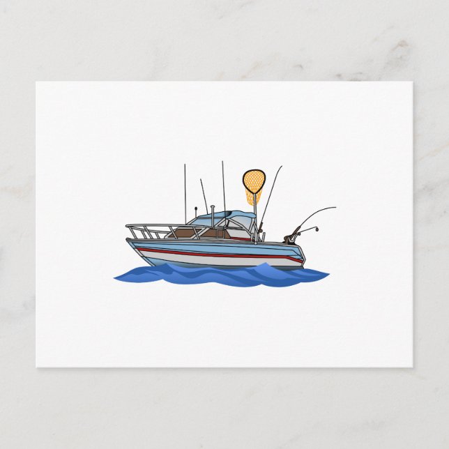 Fishing Boat Postcard (Front)