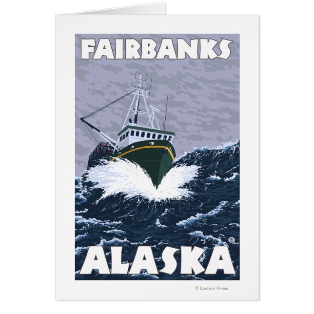 Fishing Boat Scene - Fairbanks, Alaska (Front)