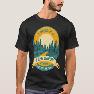 Fishing Boating Camping Lake Vacation Lake Lemon T-Shirt