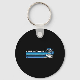 Fishing Boating Camping Lake Vacation Lake Monona Keychain