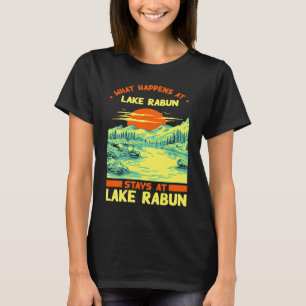 Fishing Boating Camping Lake Vacation Lake Rabun T-Shirt