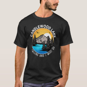 Fishing Boating Camping Lakeview Candlewood Lake T-Shirt